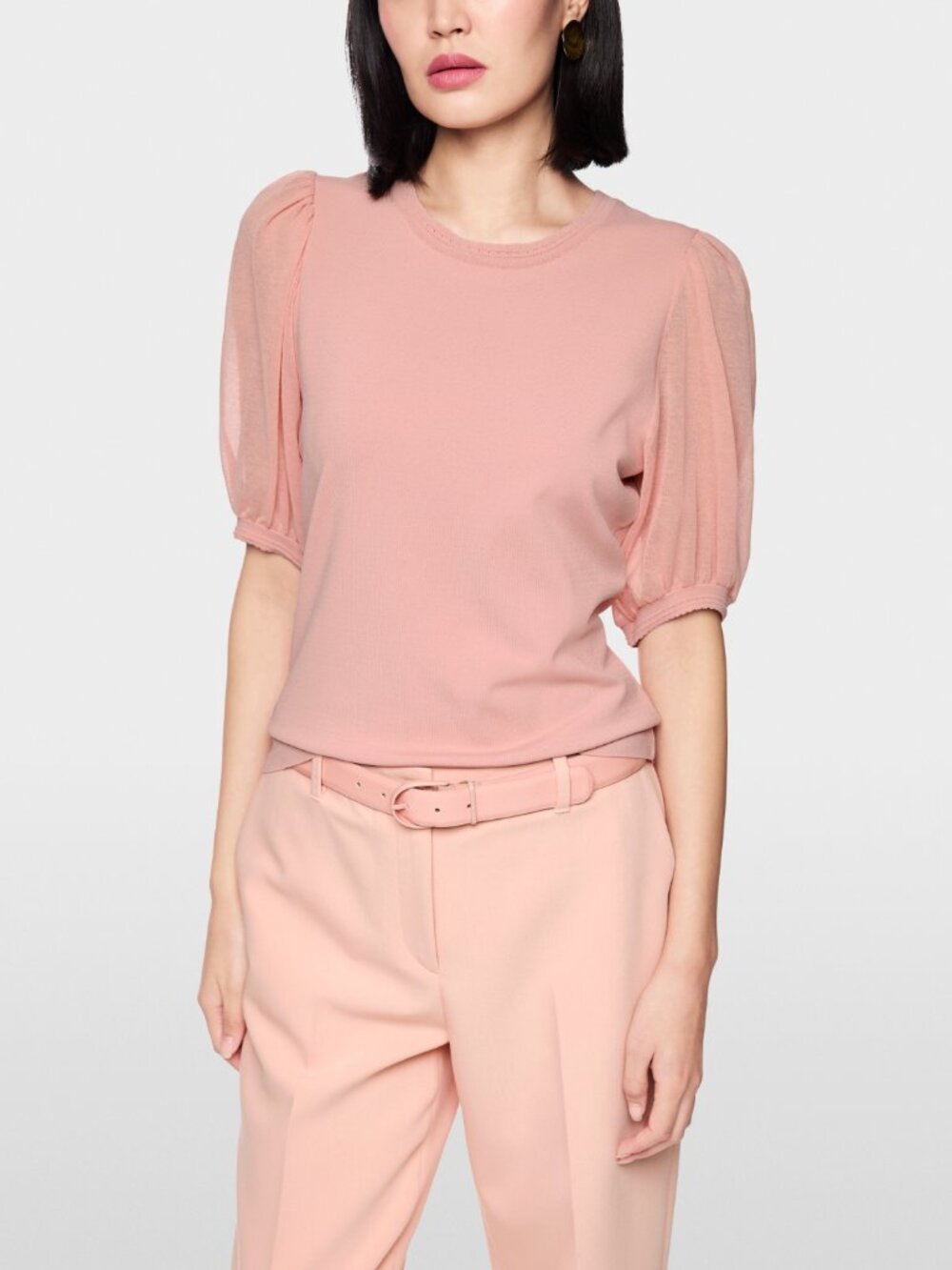 Marc Cain | 'Knitted in Germany' Half-Sleeve Jumper